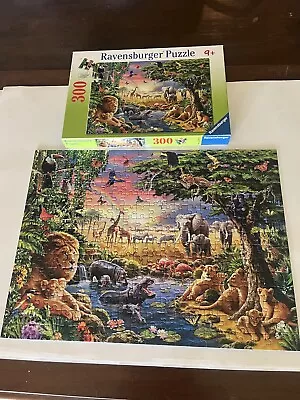 300 Piece Ravensburger Puzzle Jungle Scene  • $3.99