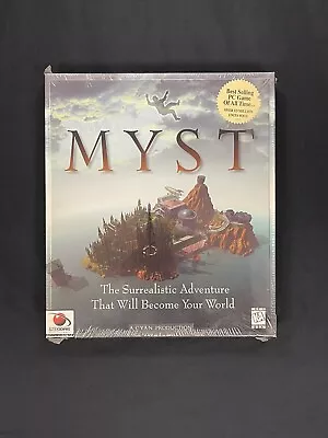 Myst Computer Game Windows 3.1 95 CD-ROM NIB New Sealed • $10