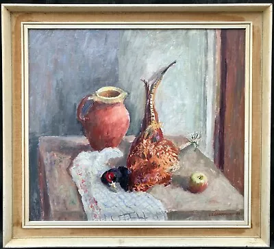 £750 • Buy 1980s British Still Life Fine Oil Painting Of Pheasant  -  'Brockhurst 81'