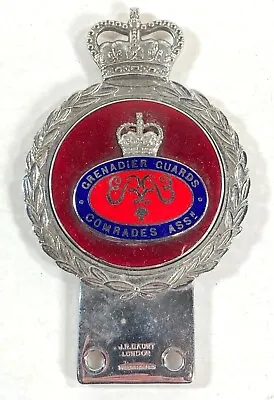 Vintage Badge - Grenadier Guards Comrades ASS. J.R.Gaunt - Car Mascot Badge • $199.99