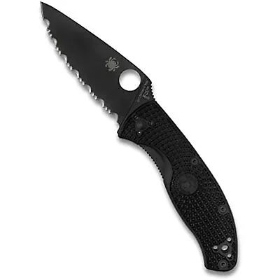 Spyderco Tenacious Lightweight Folding Utility Pocket Knife With 3.39  Black • $40.79