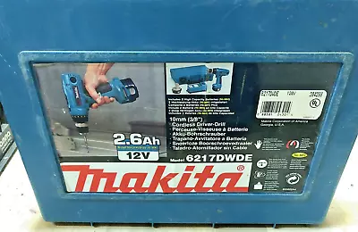 Makita 6217DWDE Cordless Driver TOOL CASE ONLY Plus Manual • $19.95