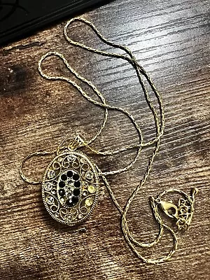 Vintage Vanity Fair  Gold Tone Watch Necklace • $35