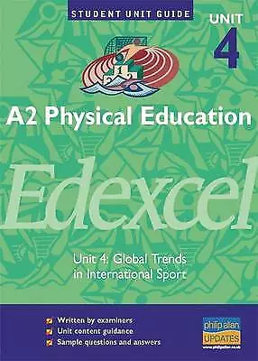 Hill Michael : A2 Physical Education Edexcel Unit 4: Gl FREE Shipping Save £s • £3.98