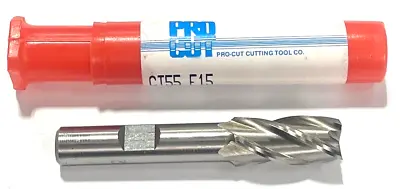 ProCut 15/32  HSS End Mill 4 Flute 3/8  Shank • $10.99