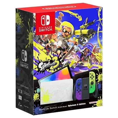 $499 • Buy Nintendo Switch OLED Model Splatoon 3 Special Edition Games Console - AU SELLER