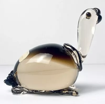 V Nason Murano Art Glass Turtle Figurine Tortoise Animal STICKER LABEL Vintage • $59.99