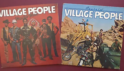 VILLAGE PEOPLE CRUSIN' & MACHO MAN 1978 Lp Vinyl Records 2 Album Set • $8.99