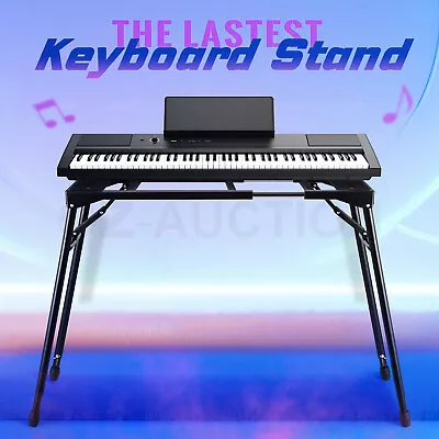 Portable Steel Keyboard Stand DJ Table Collapsible Adjustable Piano Stand • $79.99