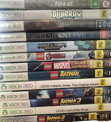 $20 • Buy Assorted Xbox 360 Games