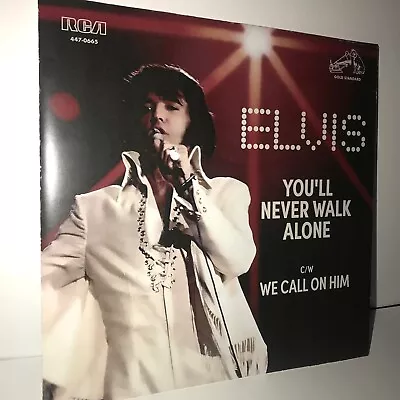 ELVIS PRESLEY YOU'LL NEVER WALK ALONE GOLD STANDARD (sleeve Cover Only) • £8.50