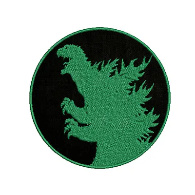 Godzilla King Of The Monster Halloween Patch Applique Iron-On/Sew-On/HookBacked • $3.98