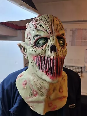 Halloween Scary Latex Full Head Mask Cosplay Clown Devil Horror Face Masks Props • £9.90