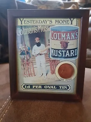 Colmans Mustard Sign 1967 One Penny • £9.99