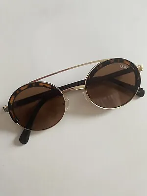 Quay Australia  “Come Around” Sunglasses Tortoiseshell Gold Aviators • $18