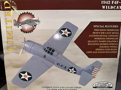 Gearbox Collectible F4F-4 1942 Grumman Wildcat • $50