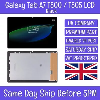 Samsung Galaxy Tab A7 2020 T500/T505 Black LCD Display Screen Digitizer • £33.99