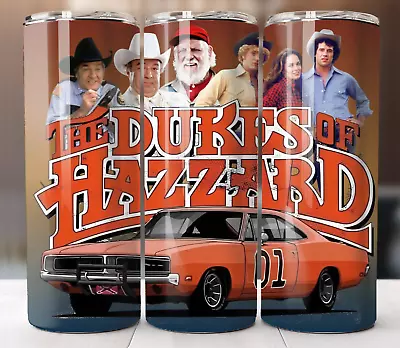 The Dukes Of Hazzard 20oz Insulated Tumbler Stainless Steel Cup Mug • $19.95