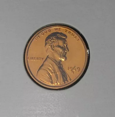 $1.90 • Buy 1969 S Proof Lincoln Memorial Cent Dcam Nice Toning Mint Condition Clad