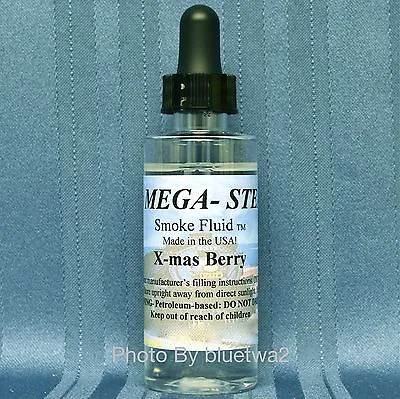 JT's Mega Steam X-MAS BERRY Smoke Liquid For Bachmann HO G N Gauge O Scale BLI • $6.93