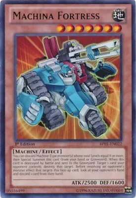 Yugioh! HP Machina Fortress - BP01-EN022 - Rare - 1st Edition Heavily Played En • $0.99