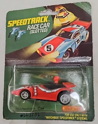 1977 Matchbox Speedtrack Race Slot Car SPIDERMAN CAR Rare SPIDEY #14-37-51 (10B) • $54.95