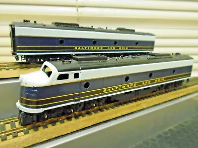 Finished Nakamura BRASS HO 9.5 L Japan B&O E8 Diesel A+B Locos Runs VG+Deal! • $174.99