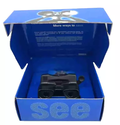 DELL Black View Master 3D View-Master Viewer Toy With 1 Dell Slide W/Box Tested • $11.88