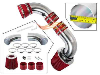 $49.99 • Buy RED COLD AIR INDUCTION INTAKE KIT + Filter For 96-05 S10 Pickup Hombre 4.3L V6
