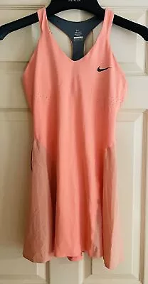 Nike Women's Premier Maria Sharapova Tennis Dress Atomic Pink 545839-606 S • $127.59