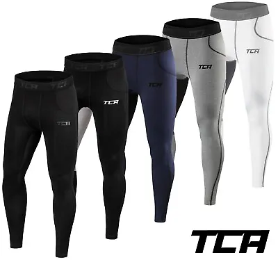 Compression Base Layer Tights TCA Mens Boys SuperThermal Thermal Warm Running • £11