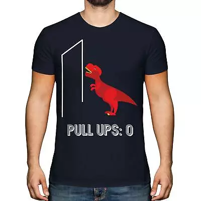 T-rex Pull Ups Mens T-shirt Tee Top Gift Funny Dinosaur • £9.95