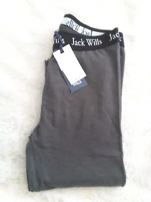 Marl Grey Ladies Jack Wills Leggings With Waistband Logo Size 8 Bnwt RRP £25 • £12.99