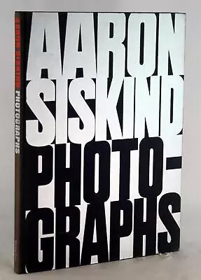 First Edition Aaron Siskind 1959 Photographs First Monograph Hardcover • $149.95