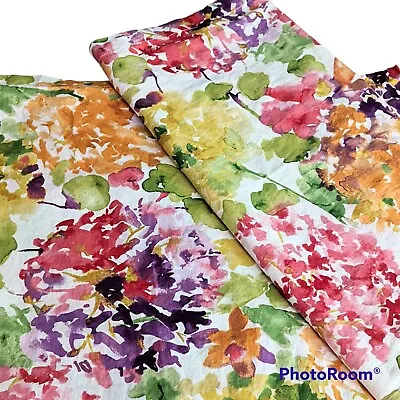 $39.95 • Buy Pier 1 Imports Pillow Shams Stunning Hydrangea Watercolor Designer Covers Pair