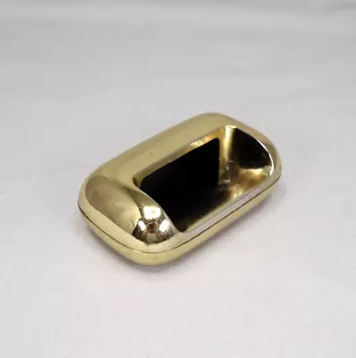 1980s Eldon Office Products Desk Office Gold Tone Magnet Paper Clip Holder MCM • £10.89