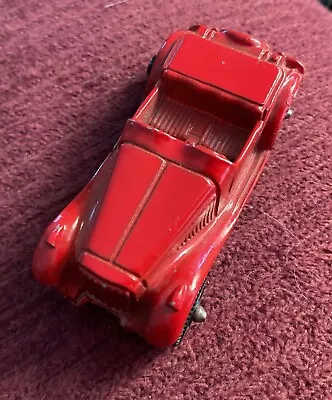 Vintage Toy Car - Tootsie Toy Roadster Red MG Very Good Condition • $7