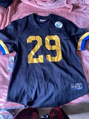 Men's Los Angeles Rams Eric Dickerson Mitchell & Ness Black Retired Player Large • $70