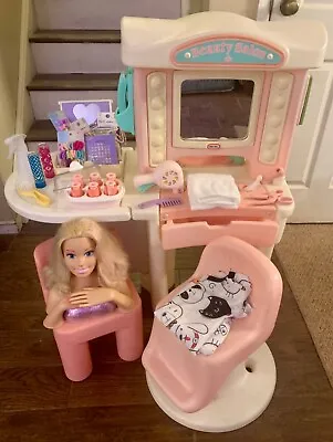 Euc Vintage Little Tikes Pink Beauty Salon W/ Chairs +plus+ Ship/ Pick-up Cinci! • $474.99