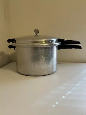 Vintage Mirro-Matic Deluxe #416M 16 Quart Pressure Cooker/Canner W/Jiggler • $49.95