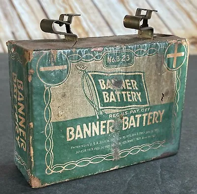 Banner Battery B-23 4.5v Radio B & C Battery C1921 Tube Receivers Antique/Vtg • $59.50