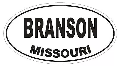 Branson Missouri Oval Bumper Sticker Or Helmet Sticker D1409 Euro Oval • $1.39