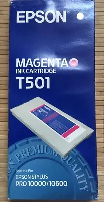 EPSON  T501011 T501 Ink Magenta STYLUS PRO 10000/10600 • $110