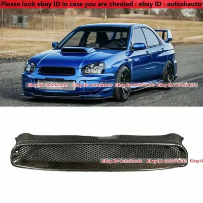 For Subaru Impreza 8th 2004-2005 Retrofit Carbon Fiber Front Mesh Grill Grille • $169