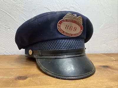 USPS Special Delivery Messenger Badge Hat Cap #869 US Post Office Mail Carrier • $119.99