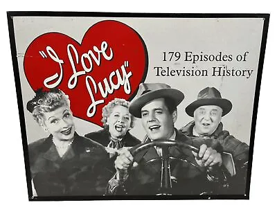 I Love Lucy 179 Episodes Of Television History Tin Wall Sign Size: 16x 12 • $14.88