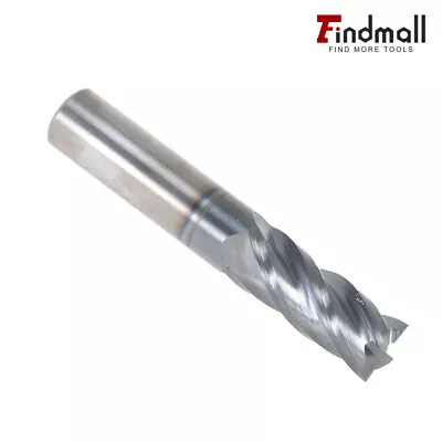 Findmall 1/2  4 Flute 1-1/4  LOC Carbide End Mill 3  Overall Length-TiALN COATED • $23.50