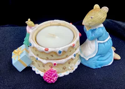 2” Hallmark Marjolein Bastin Vera The Mouse Birthday Cake Candle Included • $20