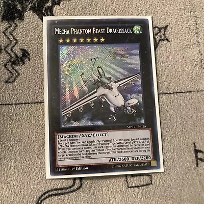 Mecha Phantom Beast Dracossack - MP14-EN030 Secret Rare 1st Edition M/NM Yugioh • $14.63