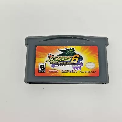 Mega Man Battle Network 6 Cybeast Gregar (Gameboy Advance GBA 2006) Cart Only • $34.38